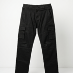 Jet Black Cargo Pants