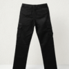 Jet Black Cargo Pants
