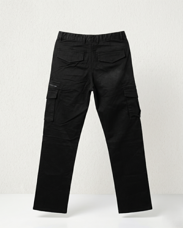 Jet Black Cargo Pants