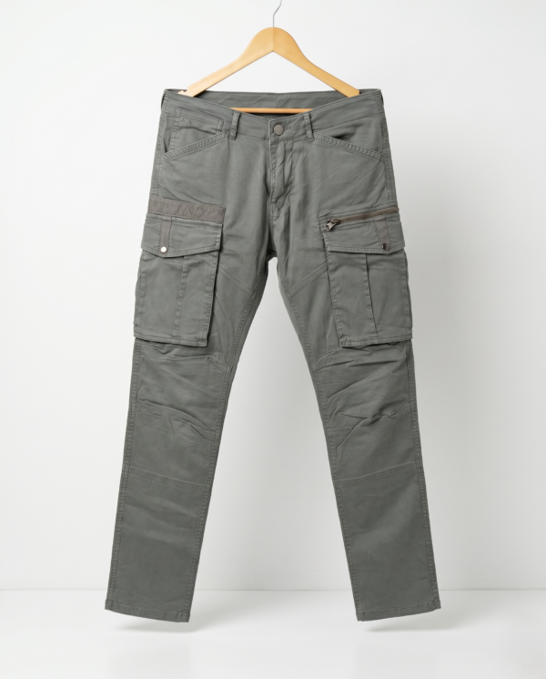 Olive Grey Cargo Pants