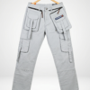Stealth White Cargo Pants
