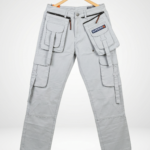 Stealth White Cargo Pants