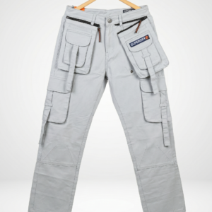 Stealth White Cargo Pants