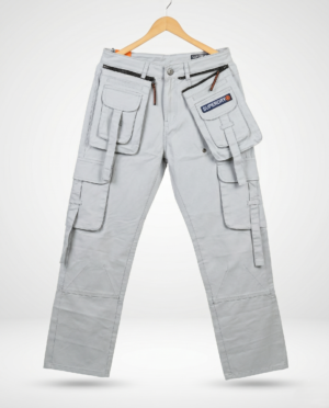 Stealth White Cargo Pants