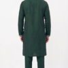 Dark Green Embroidered Kurta