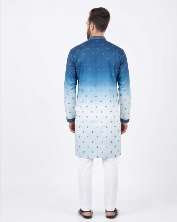 Royal Fade Embroidered Kurta
