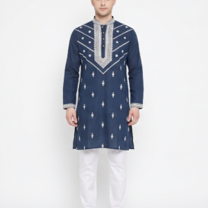 Royal Zari Embroidered Kurta