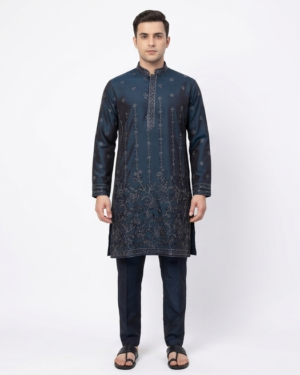 Regal Navy Festive Kurta