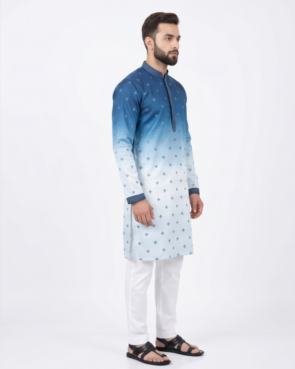 Royal Fade Embroidered Kurta