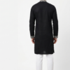 Black Royale Floral Kurta