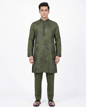 Royal Olive Festive Kurta