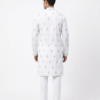 Pearl White Embroidered Kurta Set