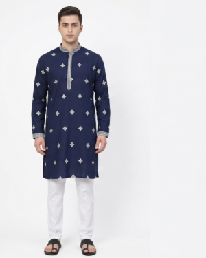 Imperial Diamond Motif Kurta