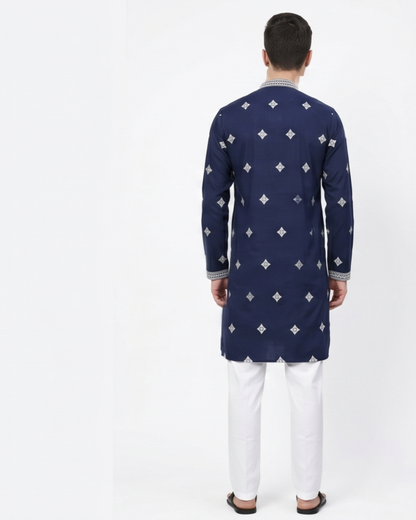 Imperial Diamond Motif Kurta