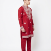 Deep crimson red festive tone