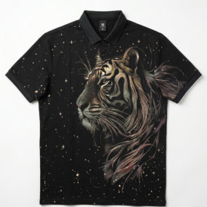 Midnight Tiger Polo T-Shirt