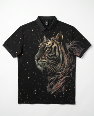 Midnight Tiger Polo T-Shirt