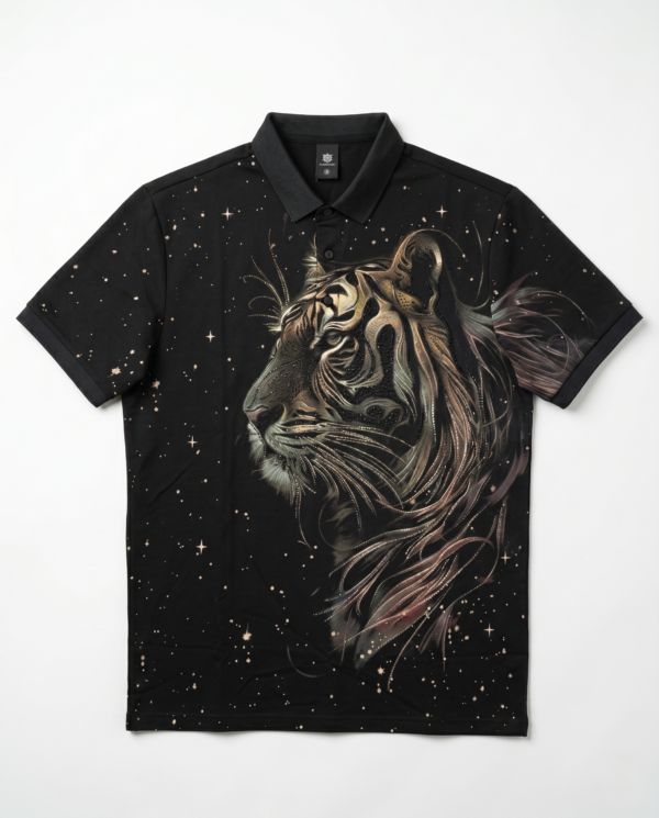 Midnight Tiger Polo T-Shirt