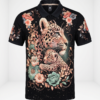 Leopard & Blossom Printed Polo