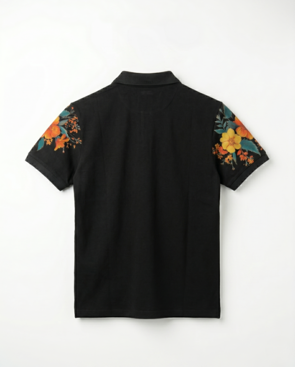 Leopard & Blossom Printed Polo