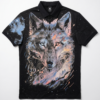 Cosmic Wolf Polo T-Shirt