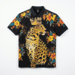 King Leopard Polo T-Shirt
