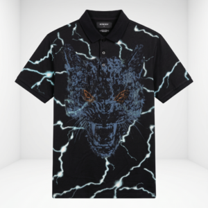 Wolf Rage Printed Polo