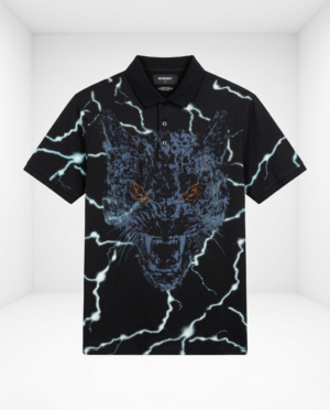 Wolf Rage Printed Polo