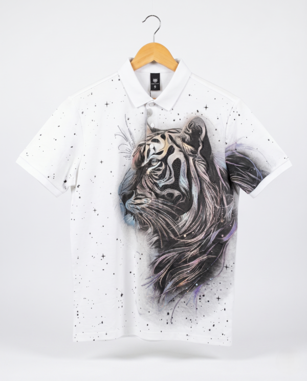 Midnight Tiger Polo T-Shirt
