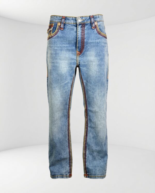 Vintage Light Blue Wash Jeans