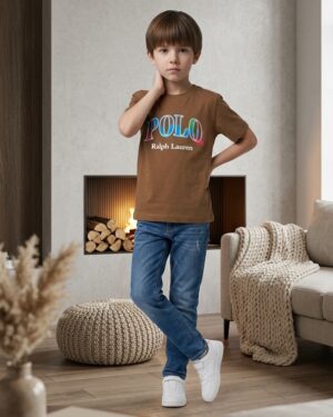 Kids Color Pop Typography T-Shirt