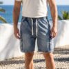 Classic Cargo Denim Shorts