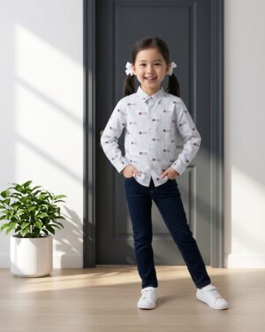 Golden Daisy Print Shirt