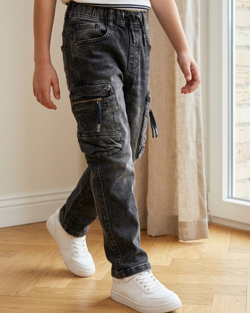Urban Trek Kids Cargo Denim Jeans