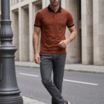 Elite Contrast Collar Polo T-Shirt