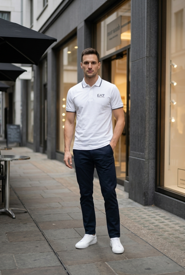 Elite Contrast Collar Polo T-Shirt