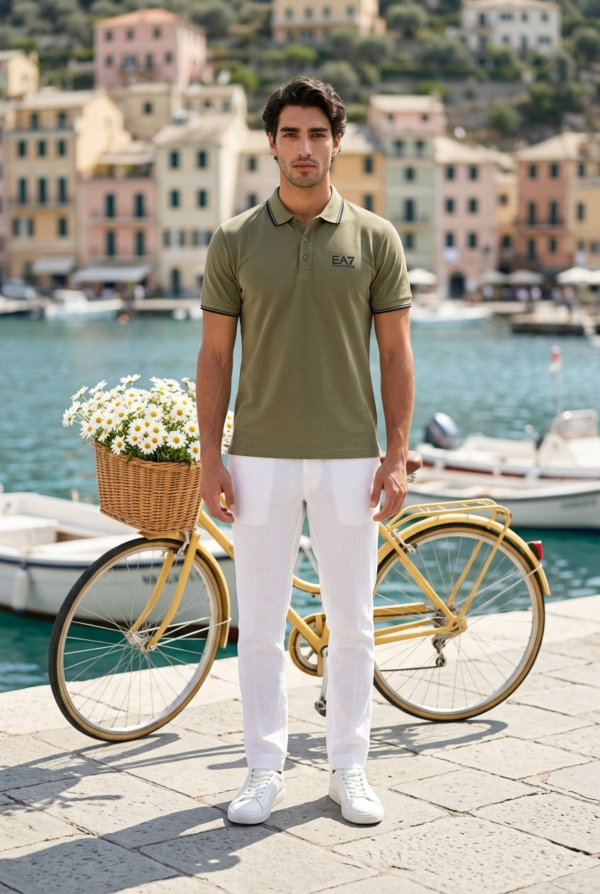 Elite Contrast Collar Polo T-Shirt