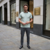 Men's Premium Contrast Collar Polo T-Shirt