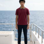 Men's Premium Contrast Collar Polo T-Shirt