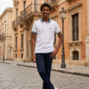 Men's Signature Contrast Collar Polo T-Shirt