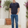 Men's Signature Contrast Collar Polo T-Shirt