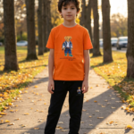 Kids Polo Bear Printed Cord Set