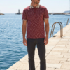 Men's Signature Monogram Polo T-Shirt
