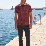 Men's Signature Monogram Polo T-Shirt