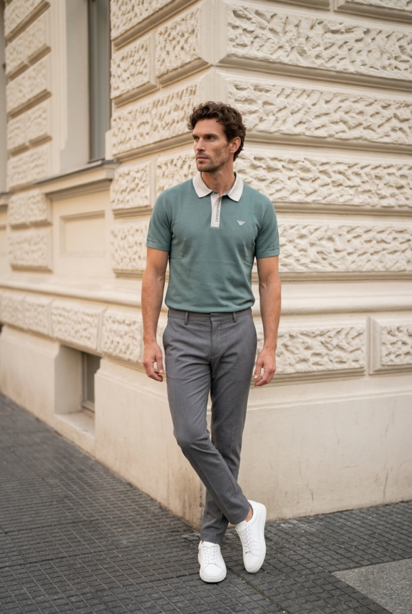Regal Contrast Collar Polo