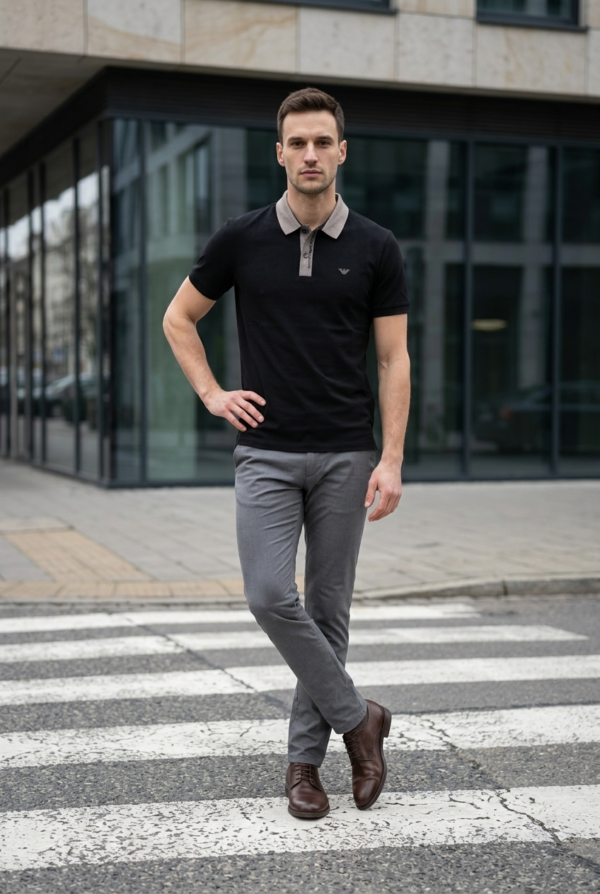 Regal Contrast Collar Polo