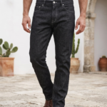 Classic Raw Black Denim Jeans