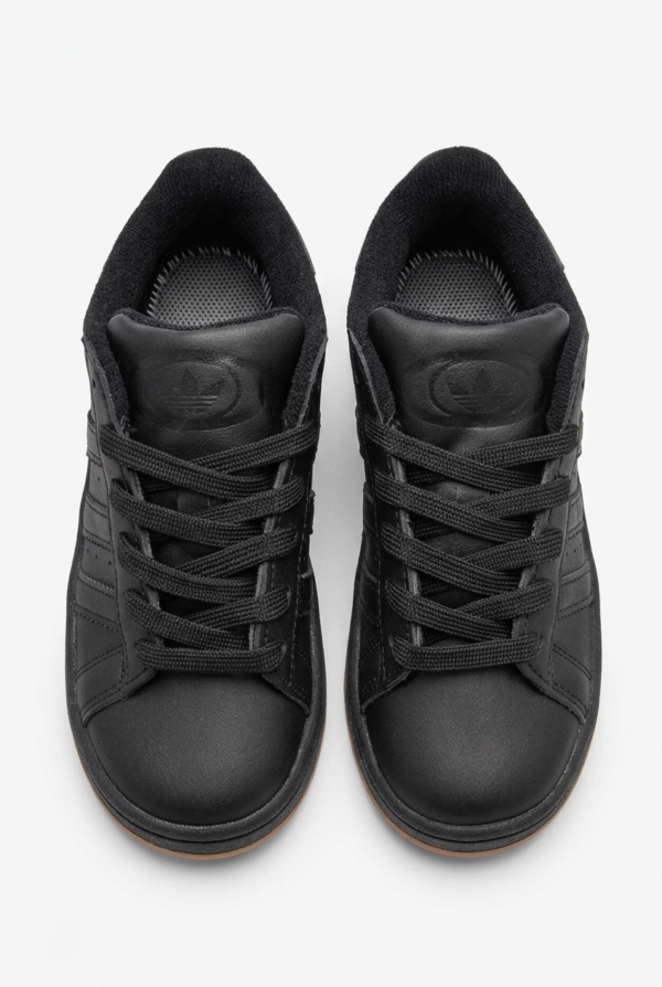 All Black Kids Sneakers