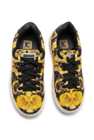 Golden Bloom Kids Lace-Up Shoes
