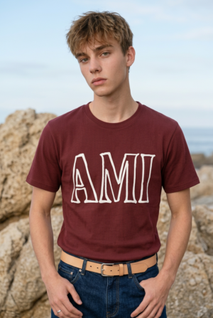 AMI Minimal Graphic T-Shirt